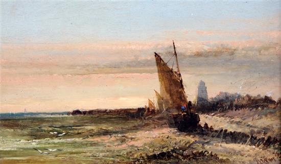 Edward Charles Williams (1807-1881) Early morning, Littlehampton, 8 x 13.25in.